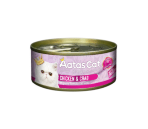 Aatas Cat Creamy konservas katėms Chicken&Crab 24 x 80 g