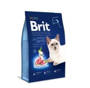 Brit Premium by Nature Cat Sterilized Lamb sausas maistas sterilizuotoms katėms 300g - 8kg
