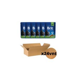 Brit Premium konservai katėms maiš. Chicken Slices Sterilised 24 x 100 g