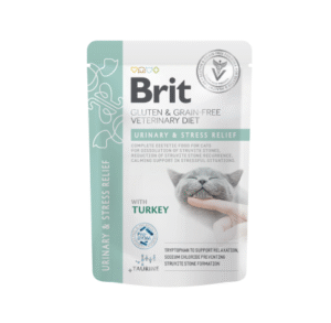 Brit GF Veterinary Diets kons. katėms maiš. Urinary and Stress Relief 85g