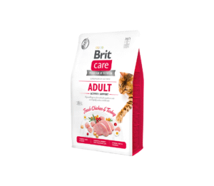 Brit Care Cat GF Adult Activity Support sausas maistas katėms 2kg. - 7kg.