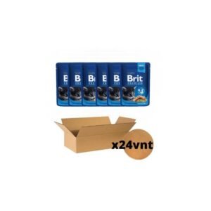 Brit Premium konservai katėms maiš. Chicken Chunks Kitten 24 x 100 g