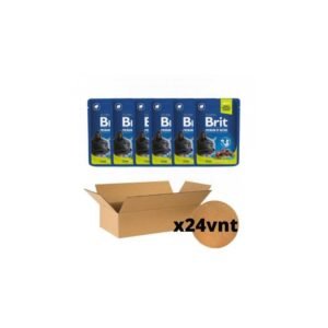 Brit Premium konservai katėms maiš. Lamb for Sterilised 24 x 100 g
