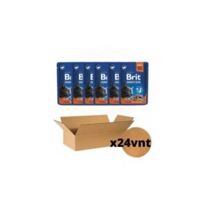 Brit Premium konservai katėms maiš. Salmon for Sterilised 24 x 100 g