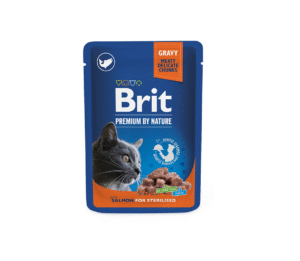 Brit Premium konservai katėms maiš. Salmon for Sterilised 100g