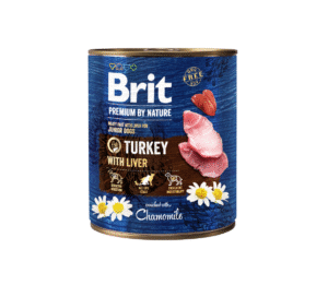 Brit Premium by Nature konservai šunims Turkey with Liver 800g
